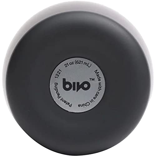 Bivo Trio 21oz Insulated Bike Water Bottle - Black