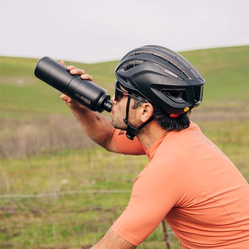 Tiibo 23oz Insulated Steel Bike Water Bottle