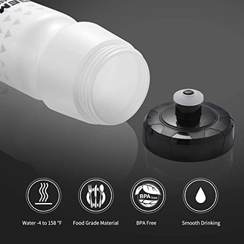 GEMFUL BPA Free 24 Ounce Biking Water Bottles