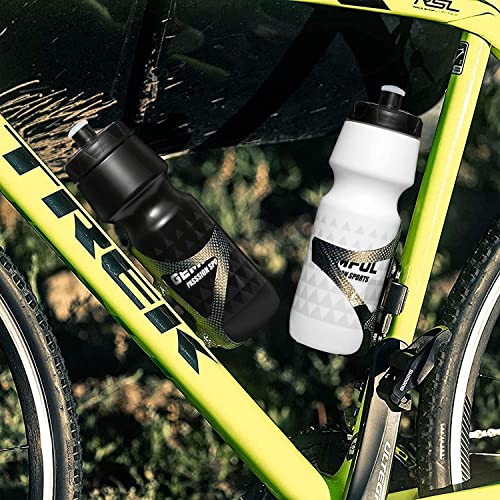 GEMFUL BPA Free 24 Ounce Biking Water Bottles
