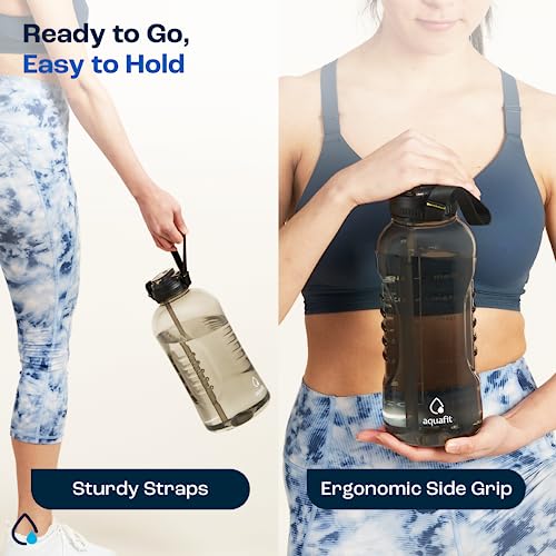 AQUAFIT 32 oz Motivational Water Bottle - Laffy Taffy