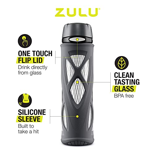 20 oz ZULU Atlas Silicone Sleeve Water Bottle