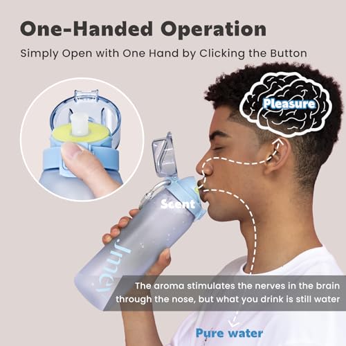 JMEY Air Water Up Bottle with Flavor Pods - Pastel Blue