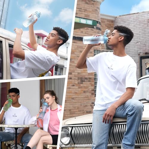 JMEY Air Water Up Bottle with Flavor Pods - Pastel Blue