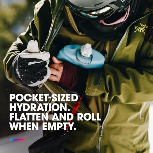 Hydrapak Stow Collapsible Water Bottle - Redwood Red