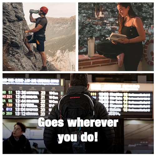 Vapur Collapsible Wide Mouth Anti-Bottle, 23oz, Malibu Teal