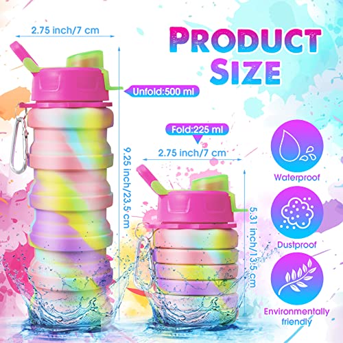 CHENGU Collapsible Water Bottles - 5 Pcs - Colorful