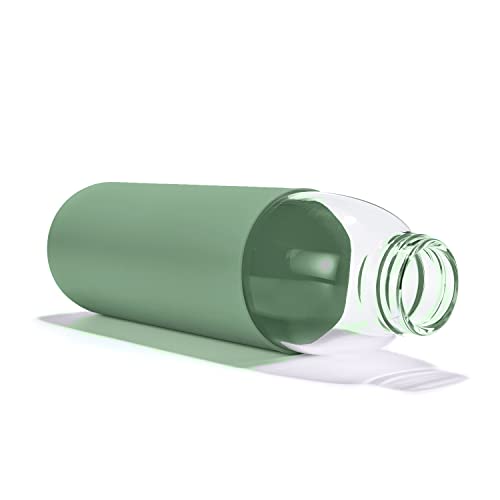 25oz Borosilicate Glass Water Bottle with Bamboo Lid