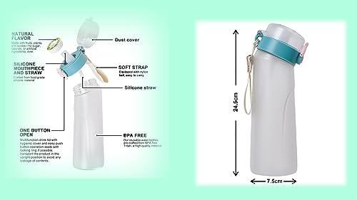 ARGFEO Air Water Up Bottle with Flavor Pods