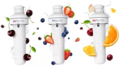 Cirkul 22oz Steel Water Bottle + 3 Flavor Cartridges