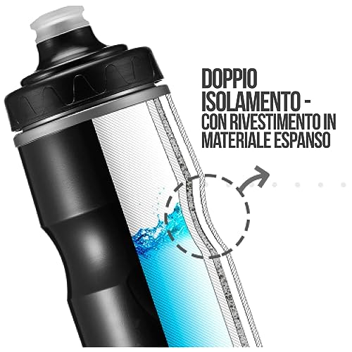 24oz Cycling Water Bottle with Soft Silicone Mouthpiece