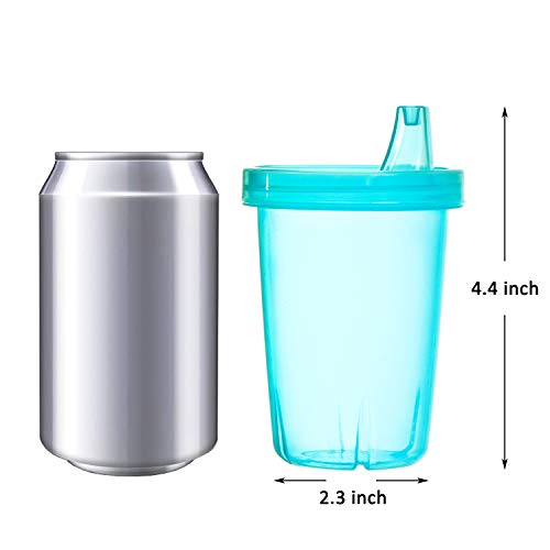 Youngever 7-Pack Assorted Color Kids Sippy Cups