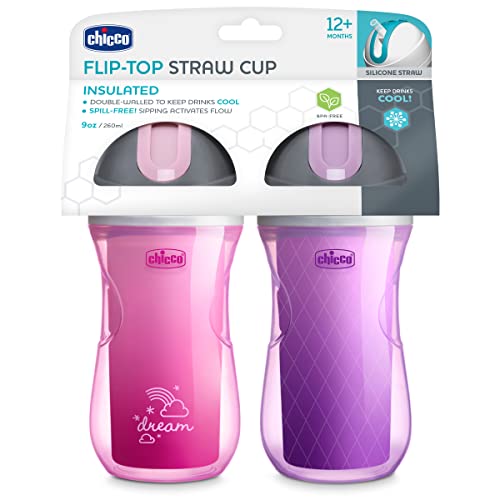 Chicco Insulated Sippy Cup 9oz. with Silicone Straw