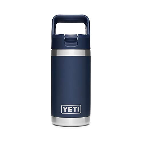 YETI 12 oz Water Bottle with Straw (Navy)