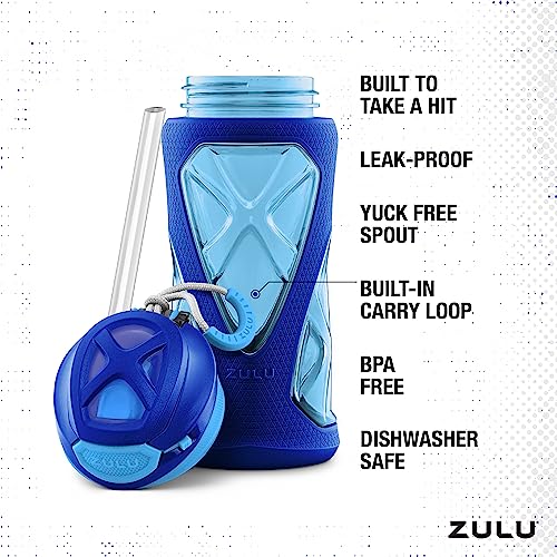 16oz ZULU Torque Kids Water Bottle - Mojo Blue