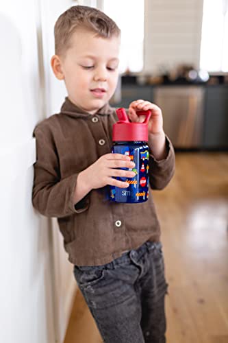 Construction-themed Kids Water Bottle | BPA-Free, Leak Proof