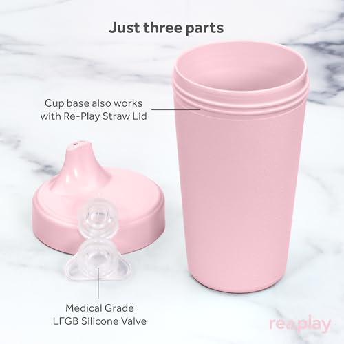 USA-Made 10 Oz. Toddler Sippy Cups (4-pack, Desert Rose)