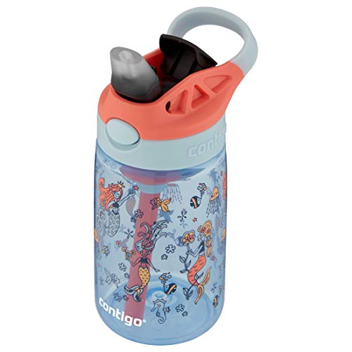 Contigo Mermaids Kids Cleanable Water Bottle, 14oz