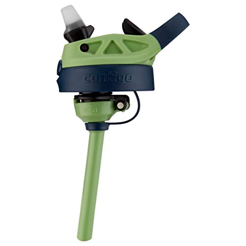 Contigo Kids Stainless Steel Water Bottle, 13oz Blueberry/Green Apple