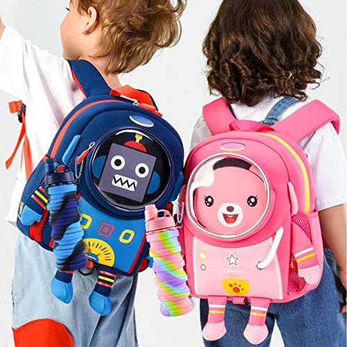 Rainbow Collapsible Water Bottles for Kids, Students, Adults