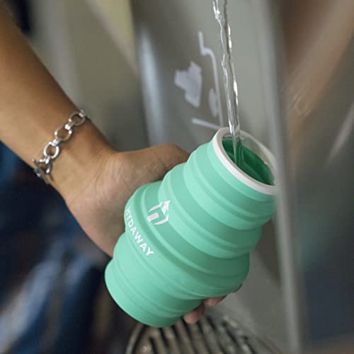 HYDAWAY Portable Silicone Water Bottle - 17oz
