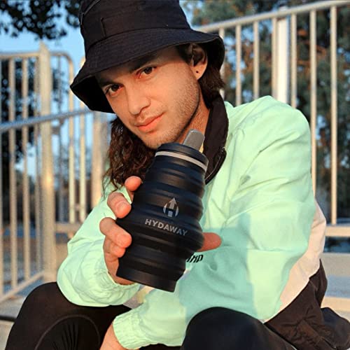 HYDAWAY Portable Silicone Water Bottle - 17oz