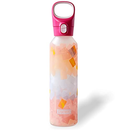 Color Changing Glass Water Bottle, Leakproof, Textured, Eco-Friendly