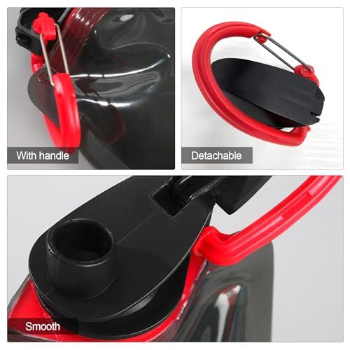 Set of 3 Large Foldable Water Bottles - Black, Blue, White