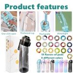 Xerial Air Water Bottle Set - 650ML, 7 Flavours