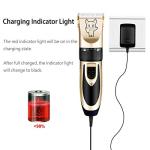 Quiet Rechargeable Electric Clippers for Thick Coats (Gold)