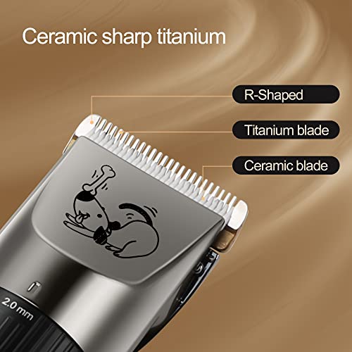 Dog Clippers - Cordless Rechargeable Grooming Kit