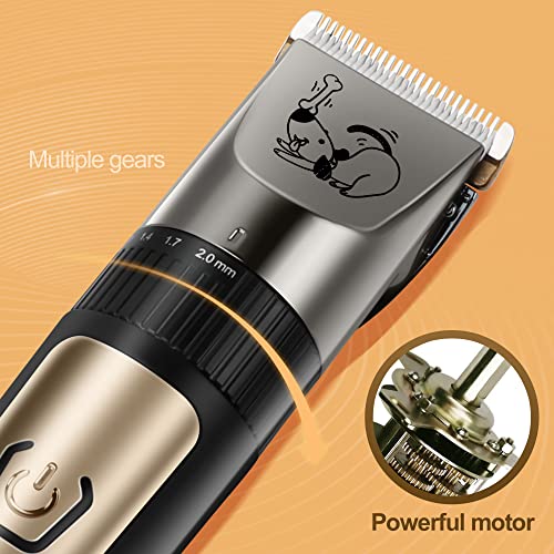 Dog Clippers - Cordless Rechargeable Grooming Kit