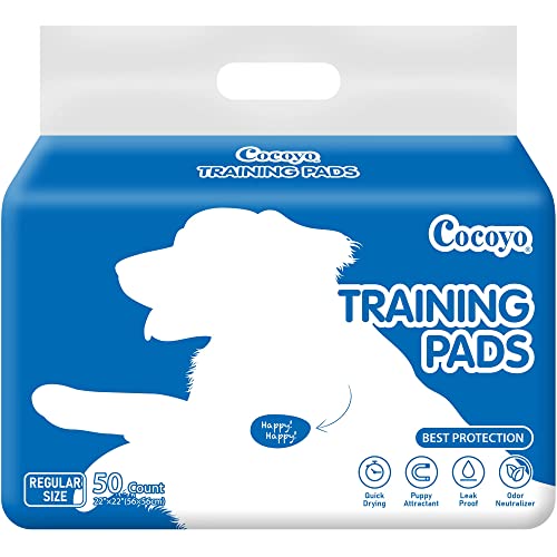 COCOYO Super Absorbent Dog Training Pads - 50 pack