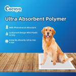 COCOYO Super Absorbent Dog Training Pads - 50 pack