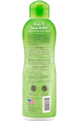 Kiwi & Coco Butter Dog Conditioner | Natural & Cat-Friendly | USA-Made | 20 oz