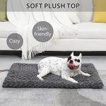 Soft Fluffy Reversible Dog Bed Mat, Gray