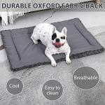 Soft Fluffy Reversible Dog Bed Mat, Gray