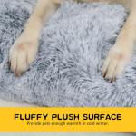 Comfy Self-Warming Non-Slip Dog Bed - Large (Grey)