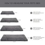 Soft Fluffy Reversible Dog Bed Mat, Gray