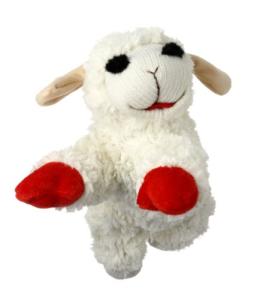 10" Small Multipet Plush Dog Toy - Lambchop