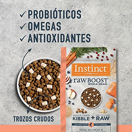Raw Boost Salmon & Brown Rice Dog Food, 4.5 lb