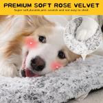 Soft Deluxe Crate Pad for Large Dogs, Gray