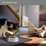 Silicone Dog Cat Bowl Mat - Versatile Colors & Sizes