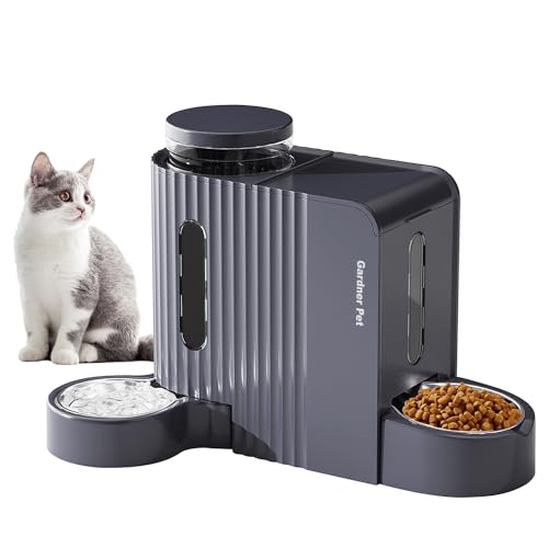 Automatic Gravity Pet Food & Water Dispenser Set