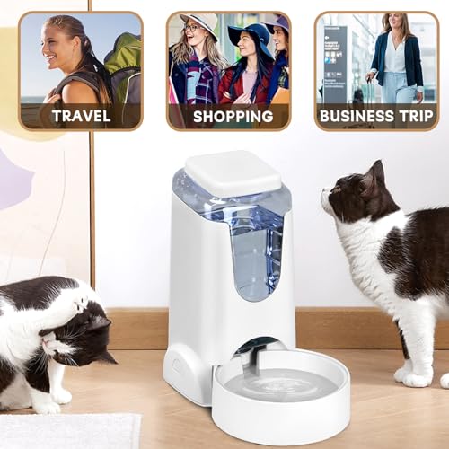 Automatic Pet Feeder & Water Dispenser Set - Small/Medium