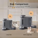 Automatic Gravity Pet Food & Water Dispenser Set