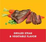 Pedigree Adult Dry Dog Food, Grilled Steak & Vegetable, 18 lbs