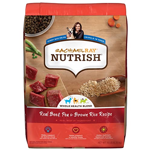 Rachael Ray Nutrish Premium Dog Food, Real Beef, 14 lbs