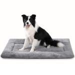 Soft Washable Dog Crate Bed, 35in Grey