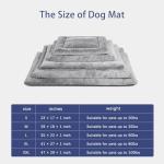 Soft Washable Dog Crate Bed, 35in Grey